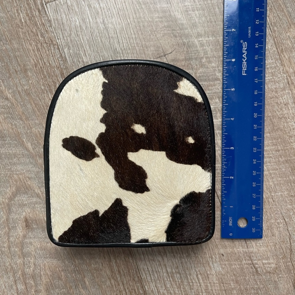Donald J Pliner Cow Purse Missing Strap Made in Spain